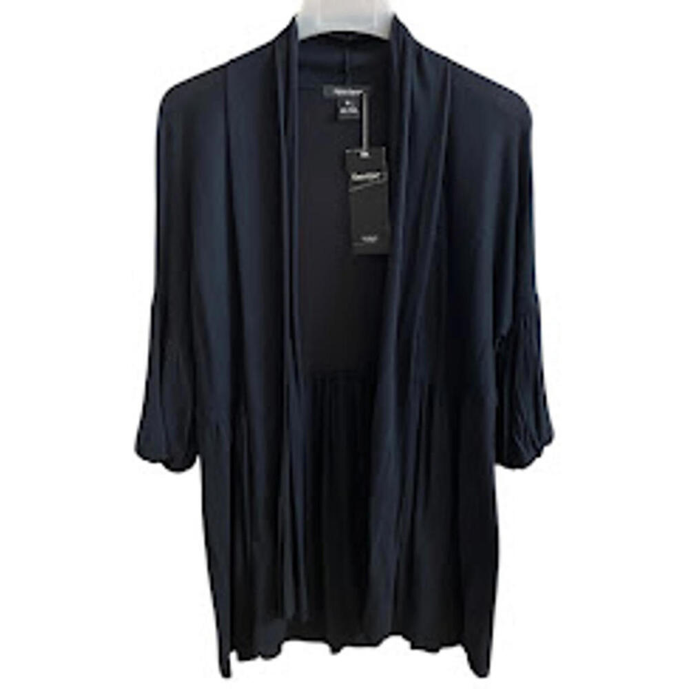 Karen Kane Blue Riviera Balloon Cardigan Sweater Lightweight Drape  NWT Size XL